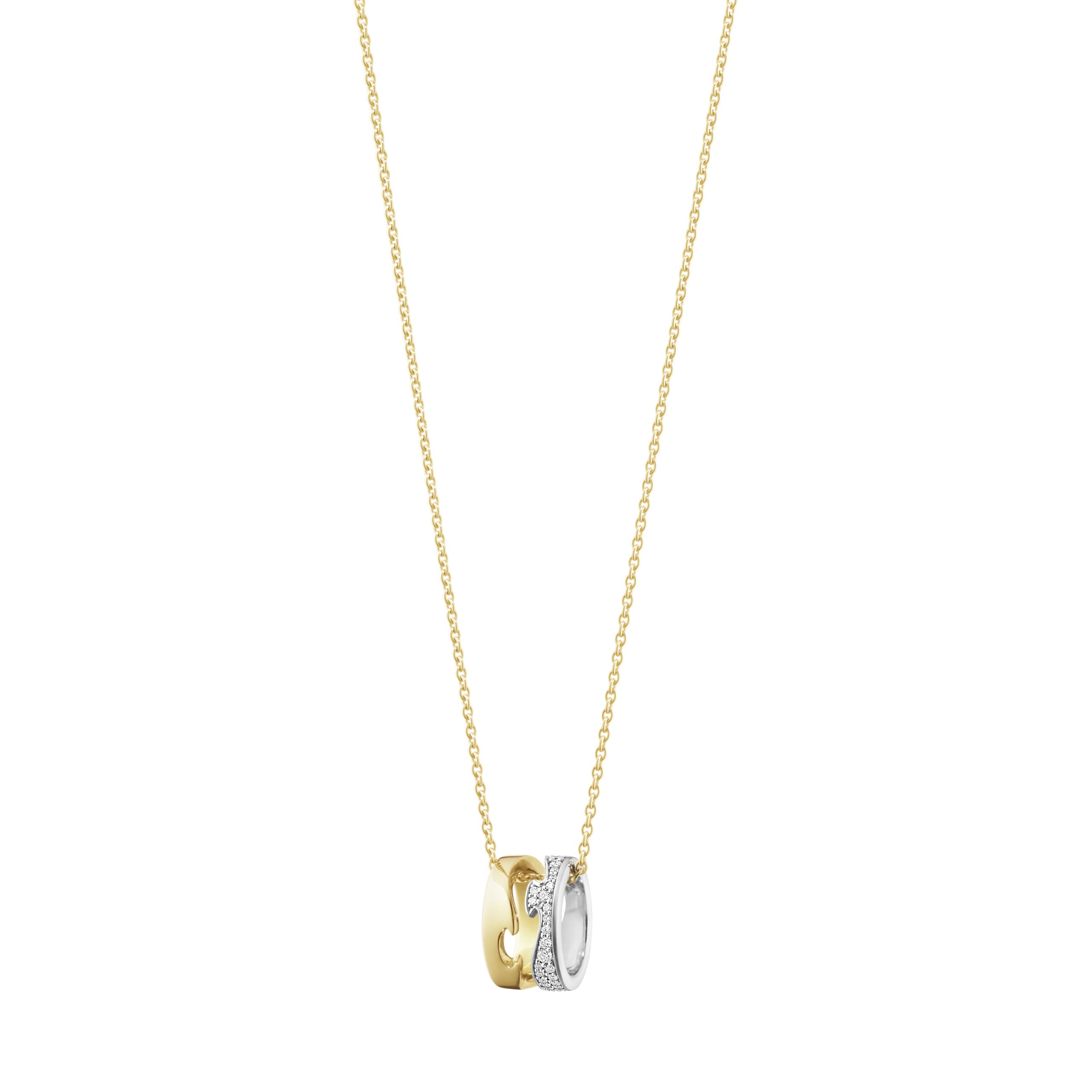 Georg Jensen "Fusion Open Pendant 0,22 ct" - Halsband