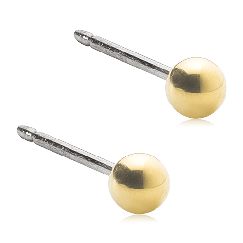 Blomdahl "Ball 3mm - Örhängen