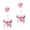 Blomdahl "Pendant Butterfly Light Rose 4/5 mm" - Örhängen