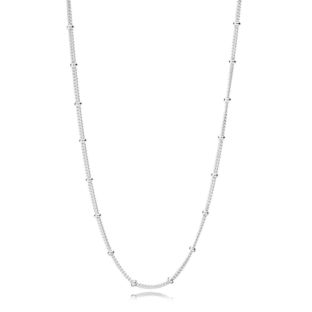 Halsband "Silver Beaded Necklace" - Pandora
