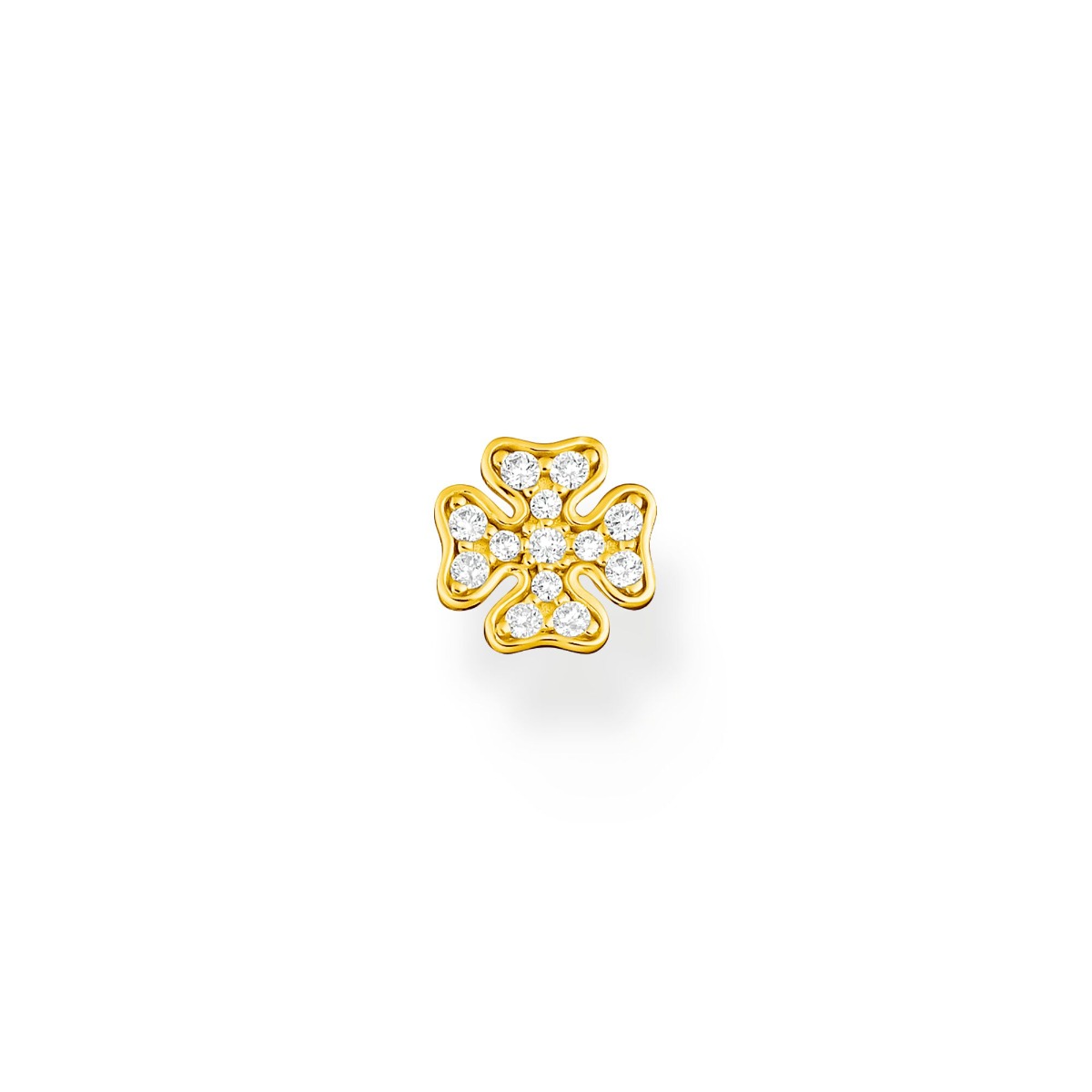 Örhänge "Individuellt Klöverblad Guld" -Thomas Sabo