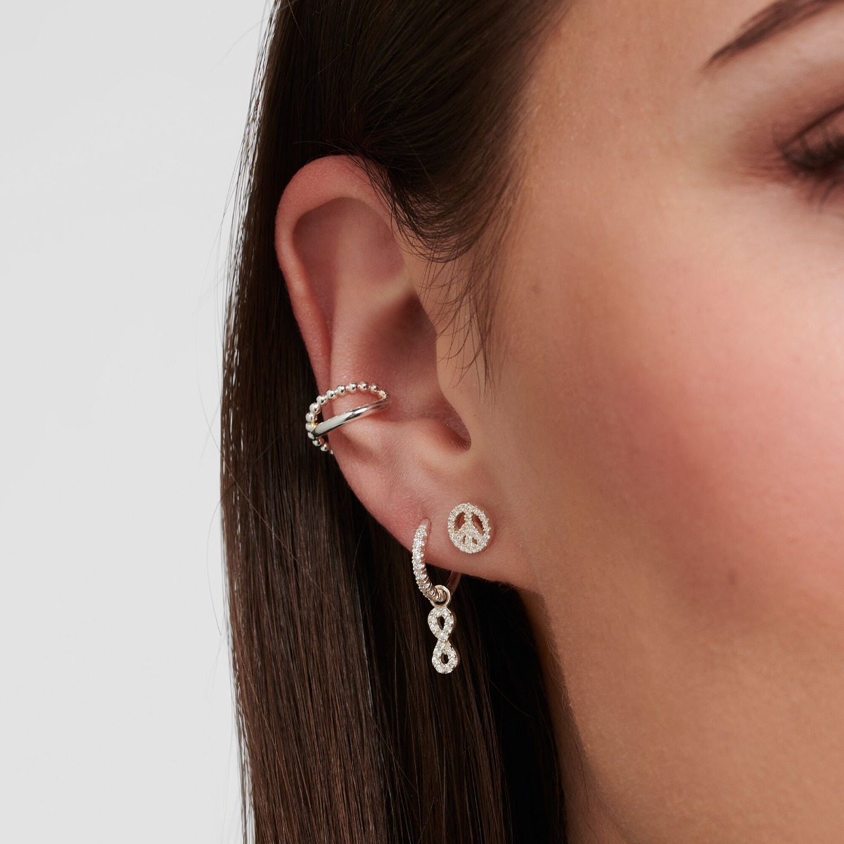 Örhänge "Individuellt Peace Silver" Thomas Sabo - Bild 2