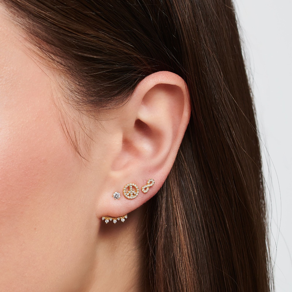Örhänge "Individuellt Peace Guld" Thomas Sabo - Bild 2