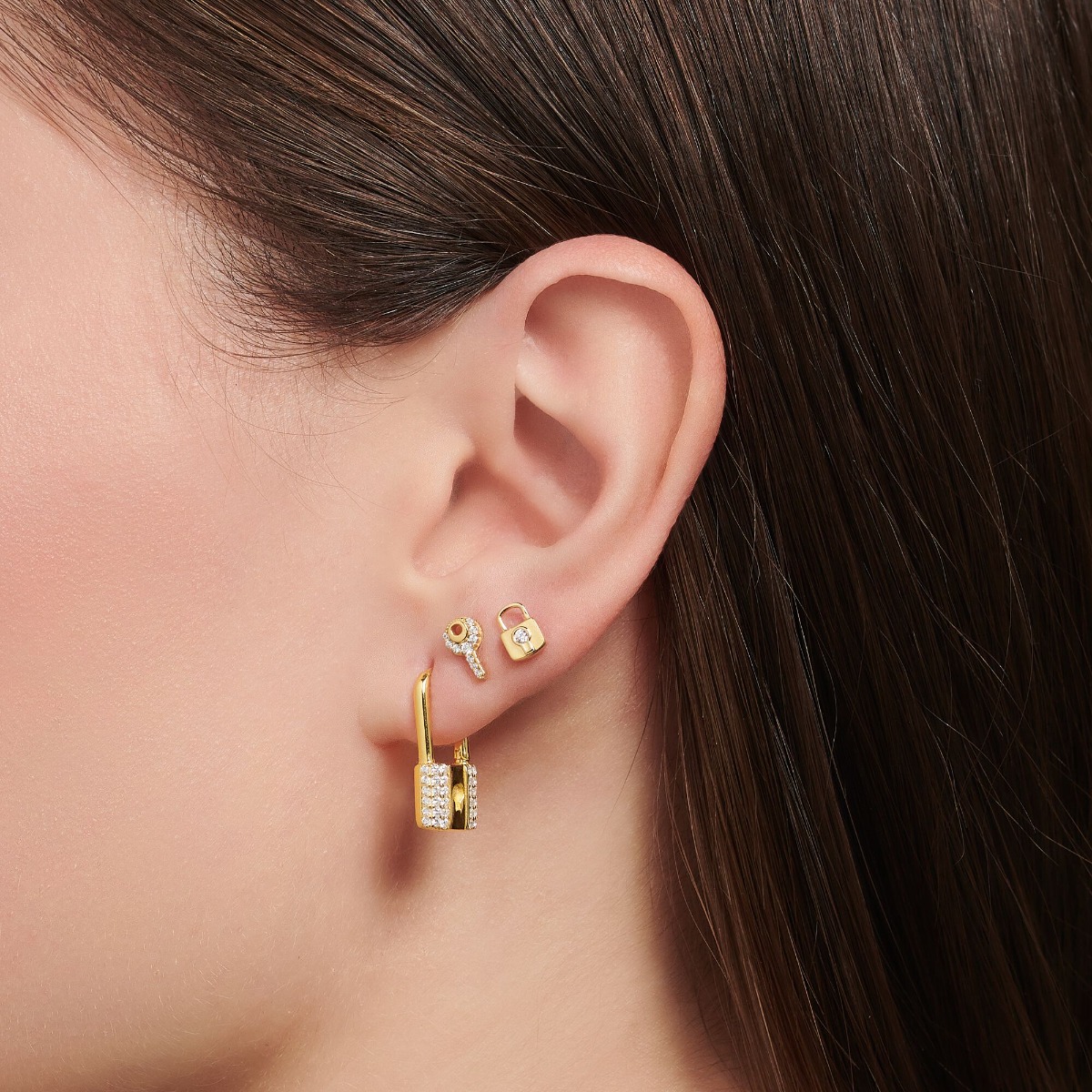 Örhänge "Individuellt Nyckel Guld" Thomas Sabo - Bild 2