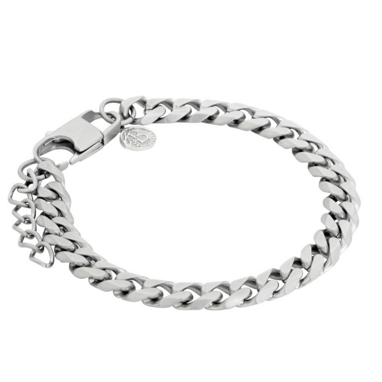 By Billgren"Stålarmband Klassisk Länk Silver" - Armband