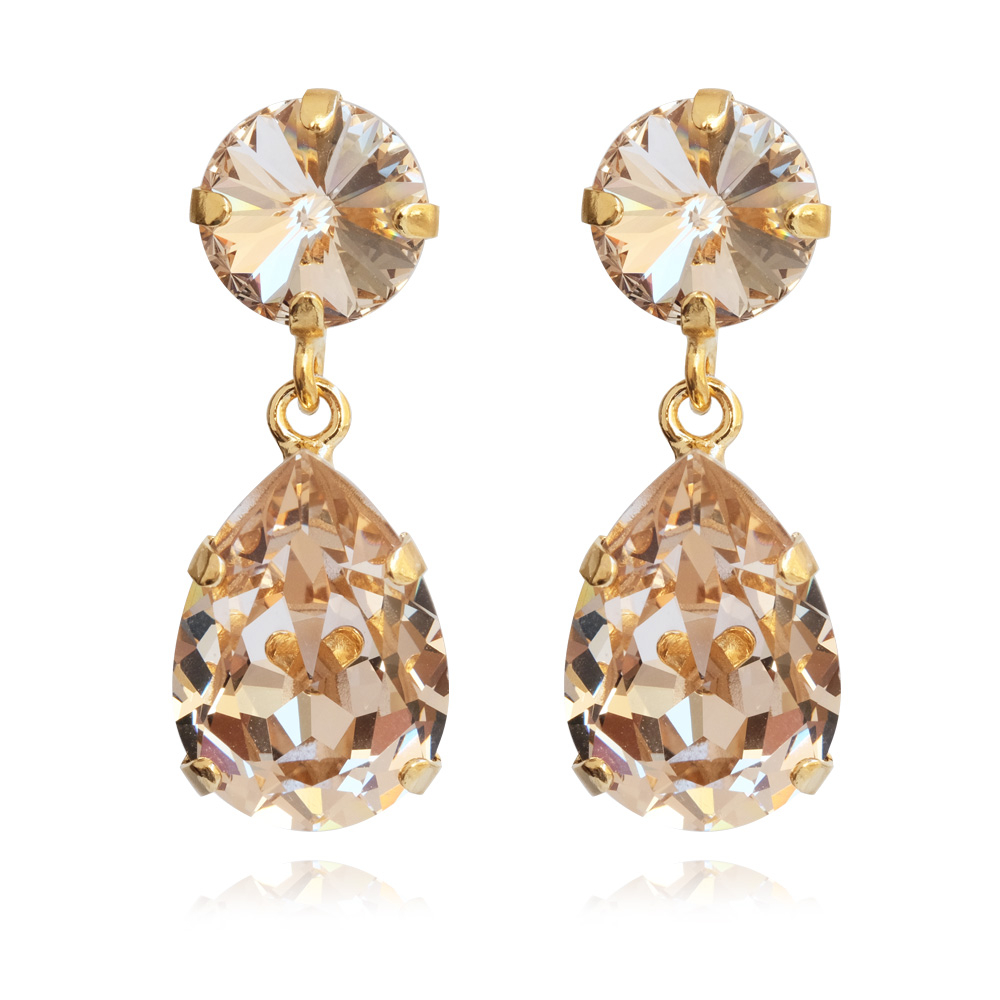 Örhängen "Classic Drop Earrings Guld - Silk" - Caroline Svedbom