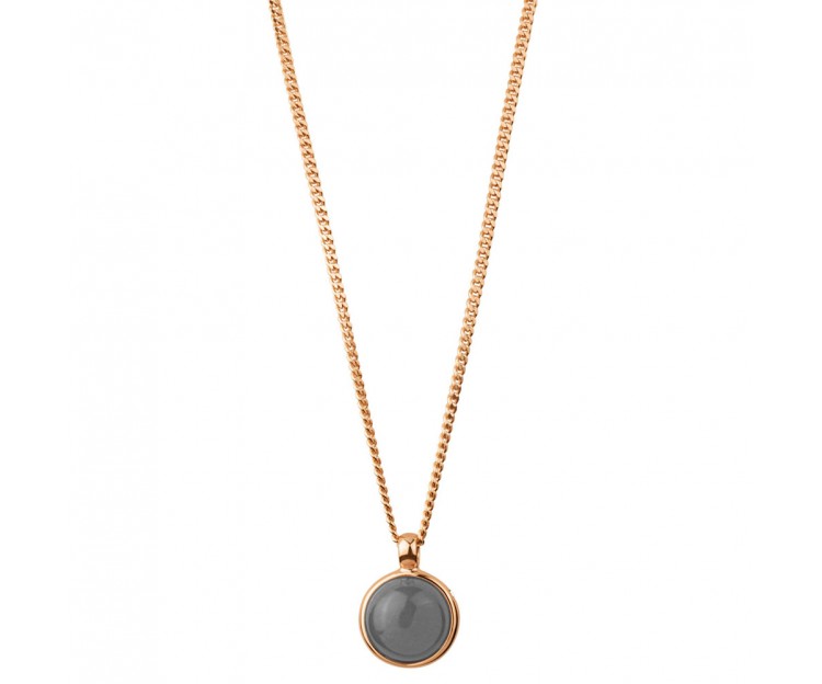 Halsband "Glaze RG grå" - Dyrberg/Kern