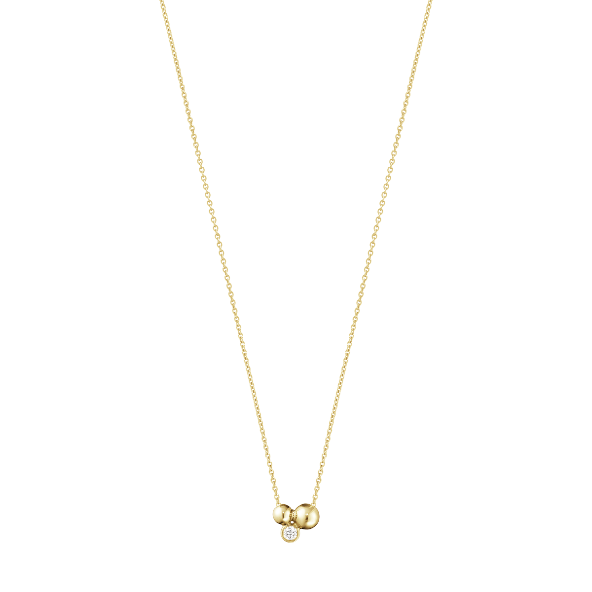 Georg Jensen"Moonlight Grapes Guld 0,07 ct" -Halsband