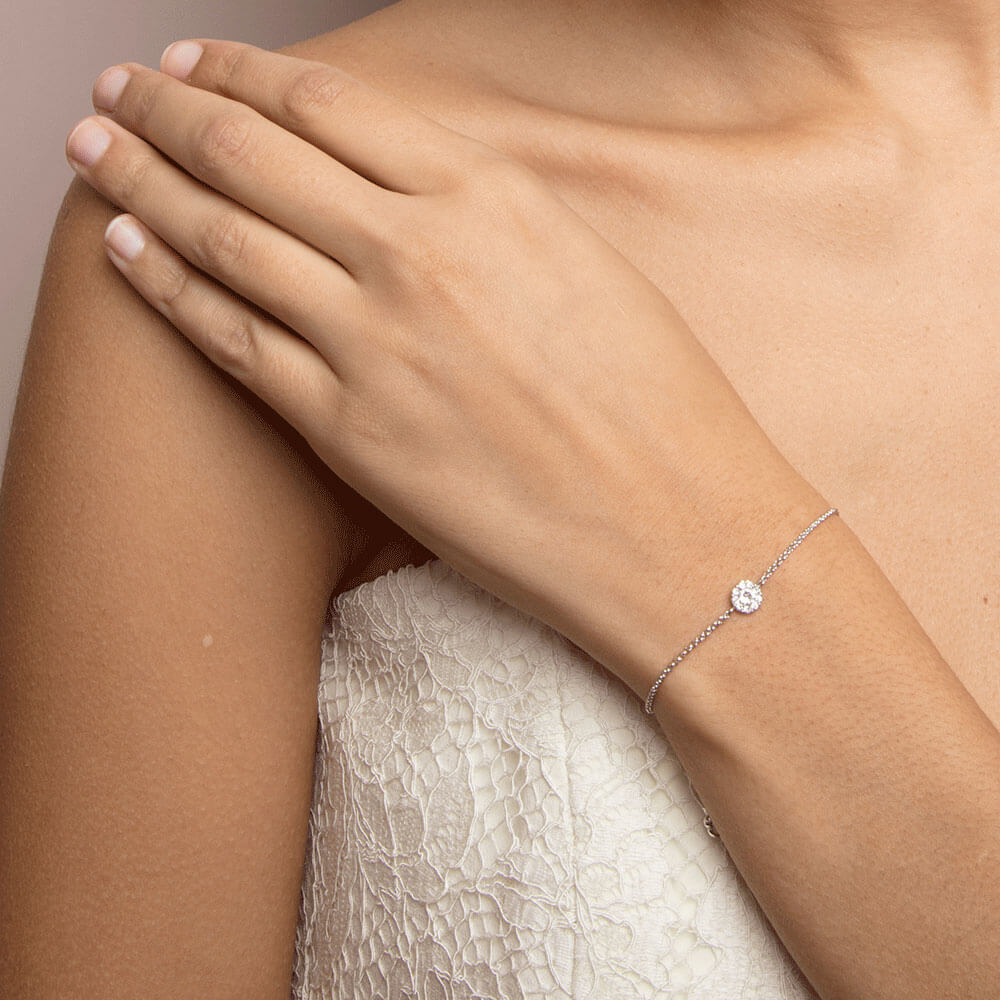 Armband "Petite Miss Sofia Bracelet Crystal Silver"Lily And Rose - Bild 2