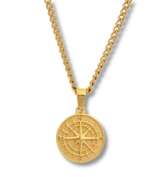 By Billgren"Harvey Kompass Guld" - Halsband - Bild 2