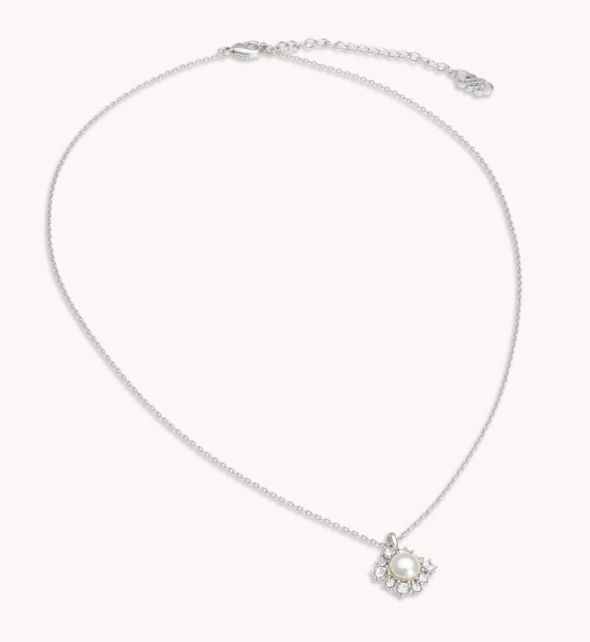 Halsband "Emily Pearl Necklace Ivory" Lily And Rose