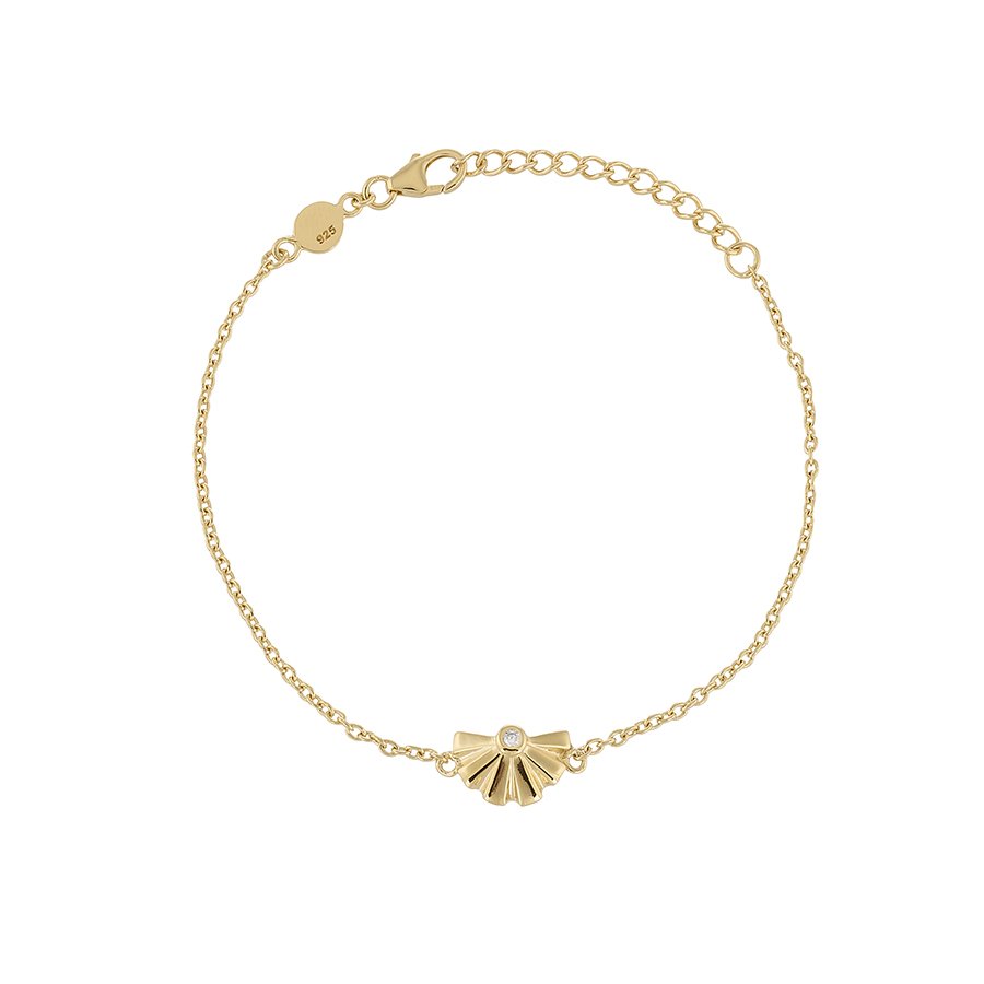 GYNNING "Sunfeather Guld" - Armband
