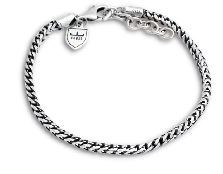 Armband "Silverarmband Rävsvanslänk" - Nobel
