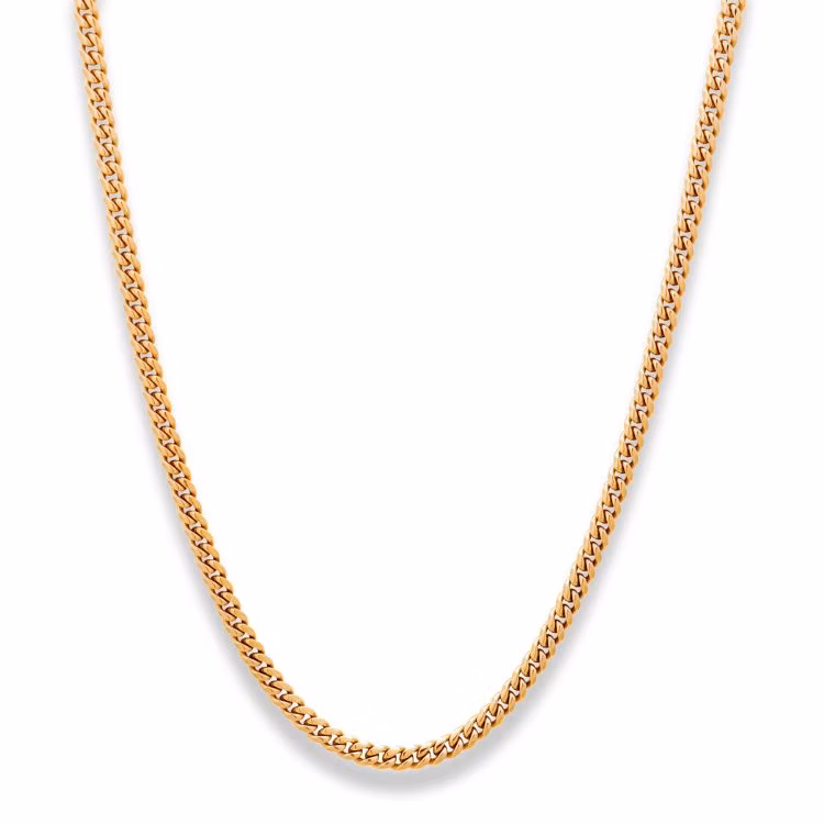 By Billgren"Hyde Stålhalsband Guld 5 mm"- Halsband