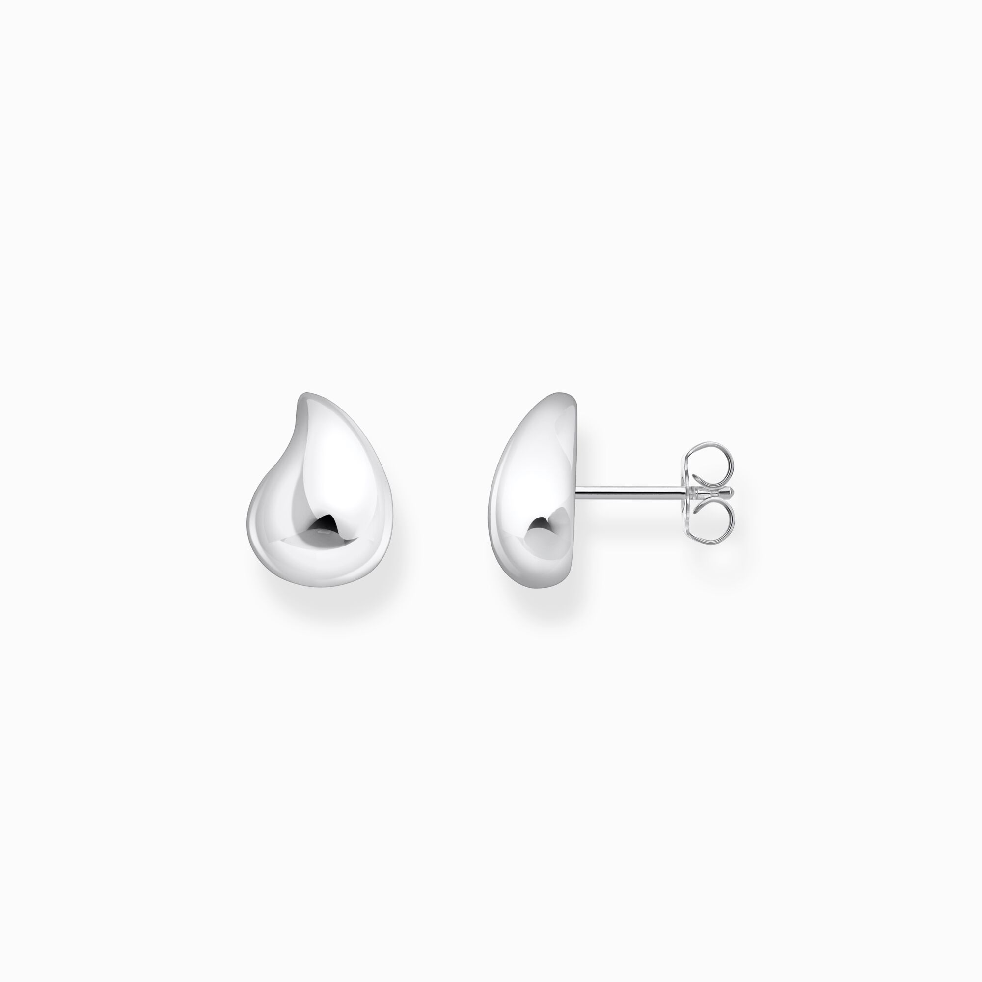 Thomas Sabo " Små silverörhängen i organisk droppform"-Örhängen