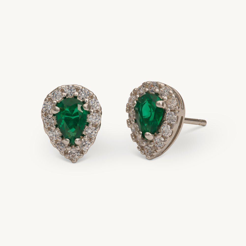 Lily And Rose "Bianca Earrings Emerald" - Örhängen