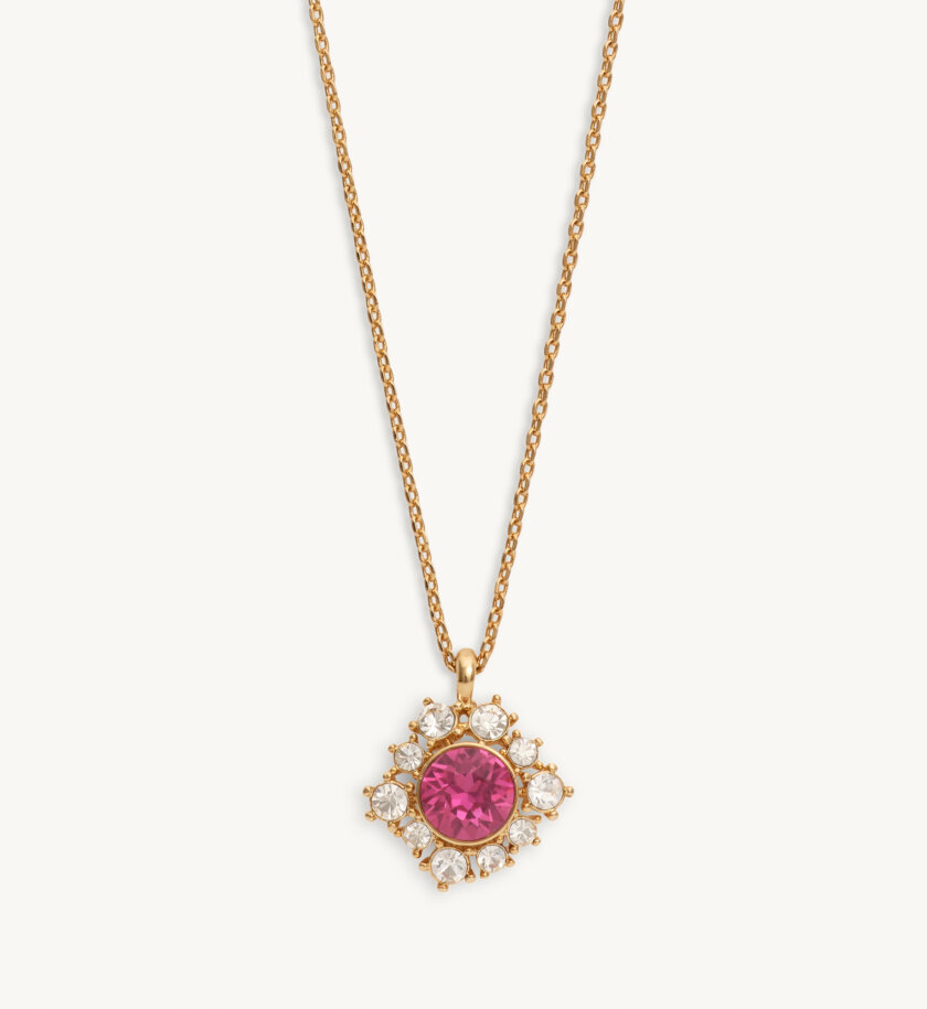 Halsband "Emily necklace – Dark rose" Lily And Rose