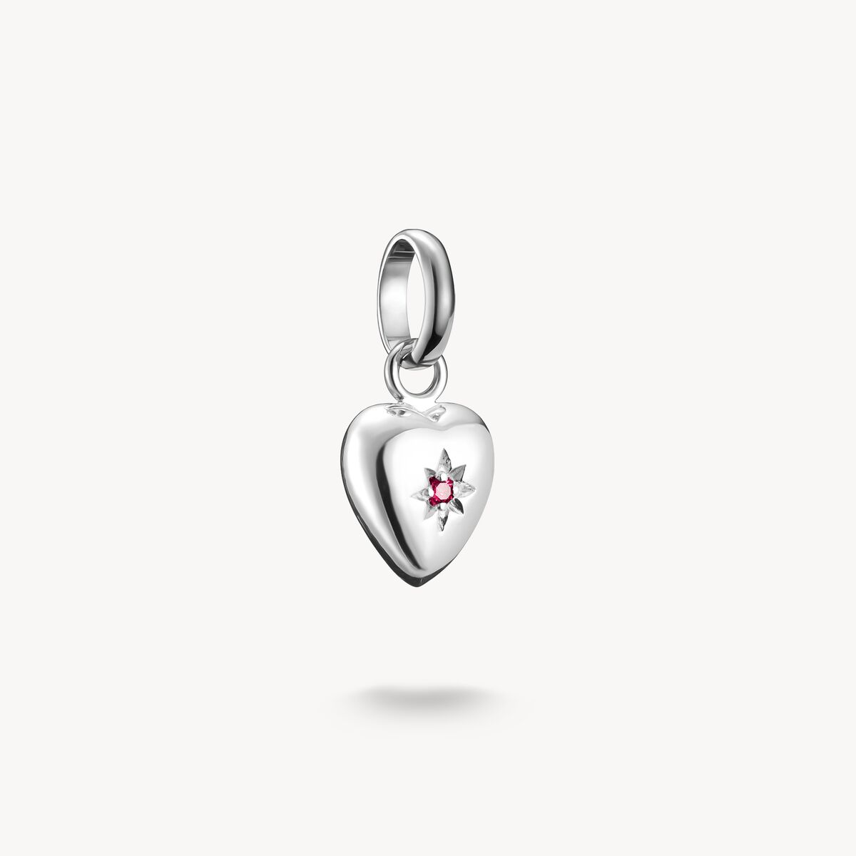 Berlock "Hjärta med stjärna silver Charm Club Connect" - Thomas Sabo