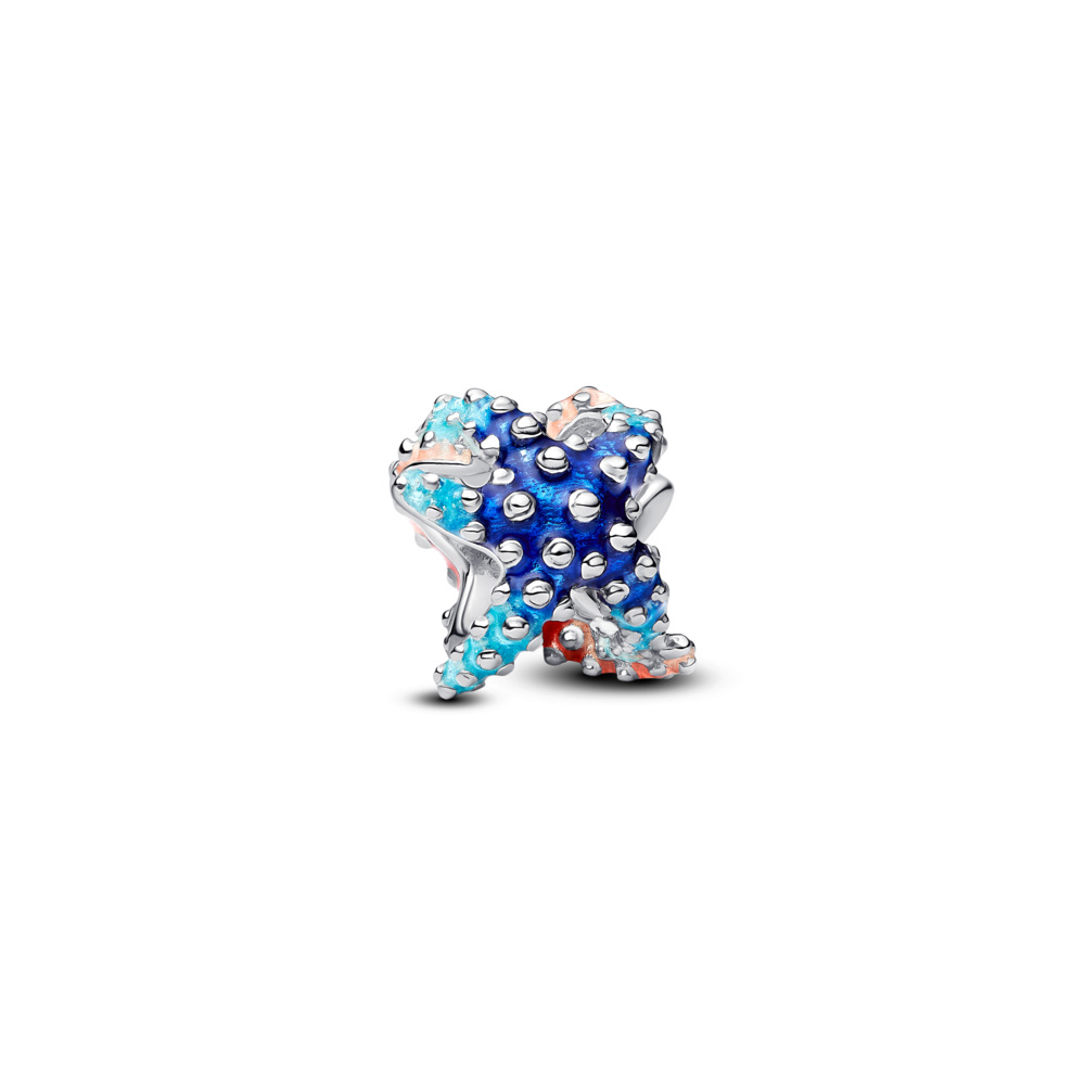 Pandora "Färgglad sjöstjärna, miniberlock Sterlingsilver" - Berlock