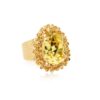 Caroline Svedbom "Classic Gemma Ring Gold Dark Jonquil" - Ring