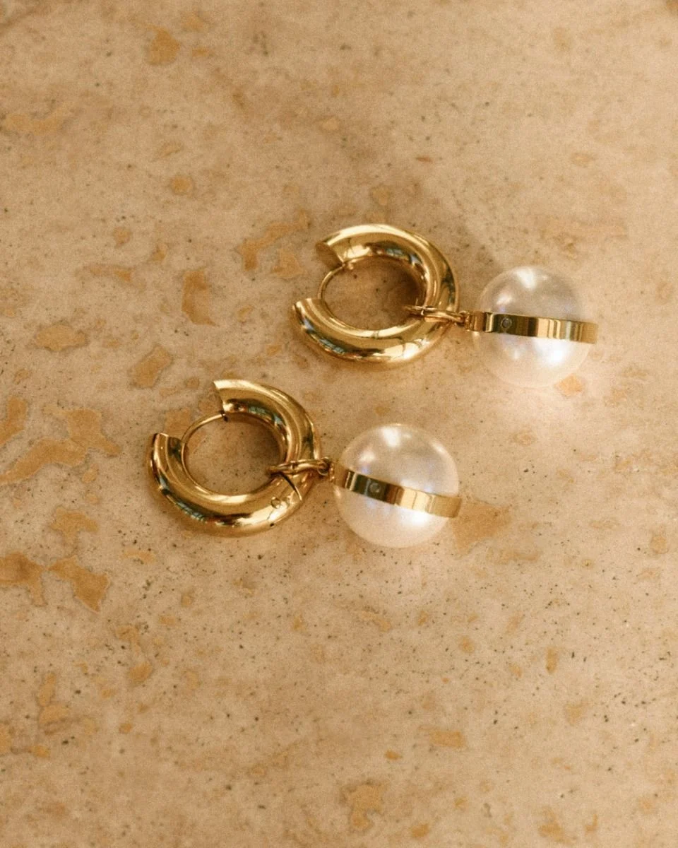Edblad "Gabrielle Hoops L Gold" - Örhängen - Bild 2