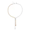 Caroline Svedbom "Yvette Necklace Rhodium / Topaz Combo" - Halsband