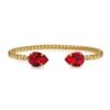 Caroline Svedbom "Mini Drop Bracelet Gold / Light Siam" - Armband