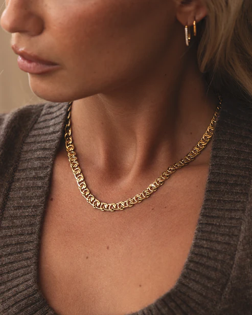 Mockberg "Infinity Grand Necklace Gold" - Halsband - Bild 3