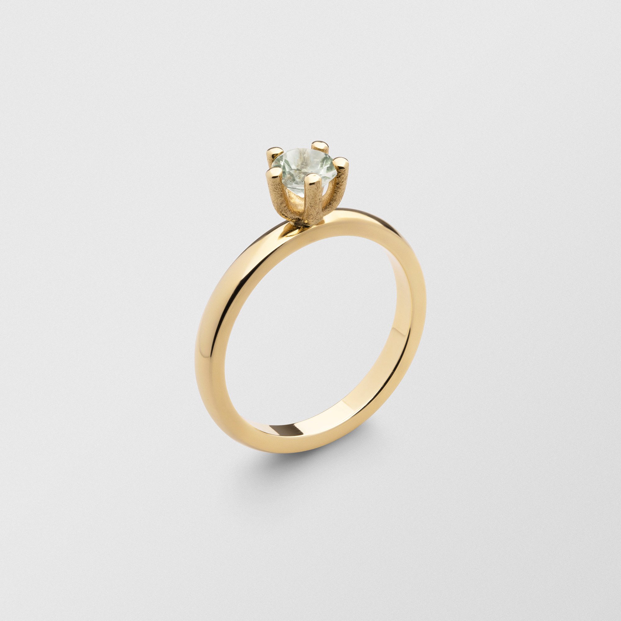 Sandberg "Cocktail Ring Prasiolit" Ring