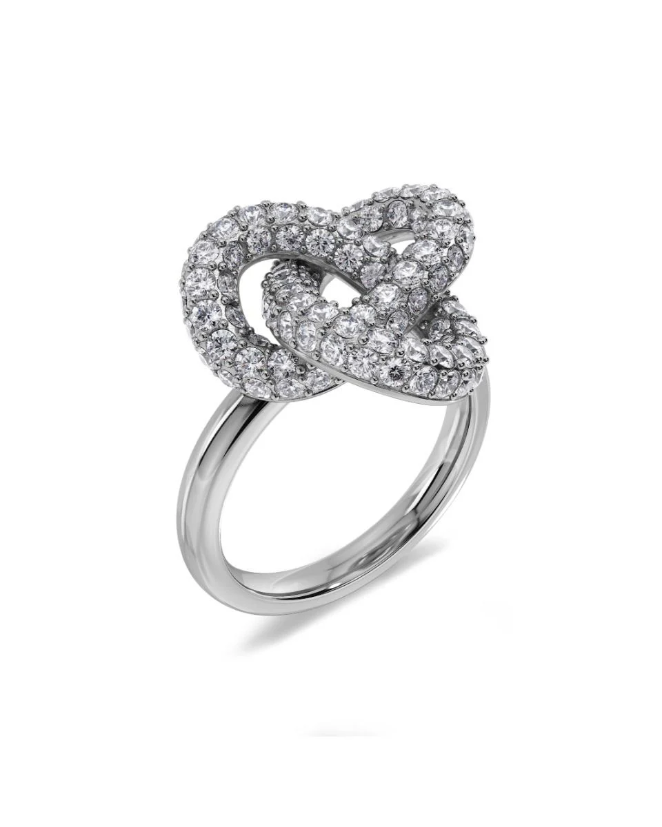 Edblad "Infinity Knot Sparkle Ring L Steel" - Ring