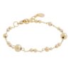 Snö Of Sweden "Bennet Chain Bracelet Gold"- Armband