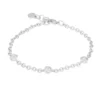 Snö Of Sweden "Kitty Chain Bracelet Silver" - Armband
