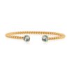 Caroline Svedbom "Mini Twisted Bracelet Gold / Light Azore" - Armband