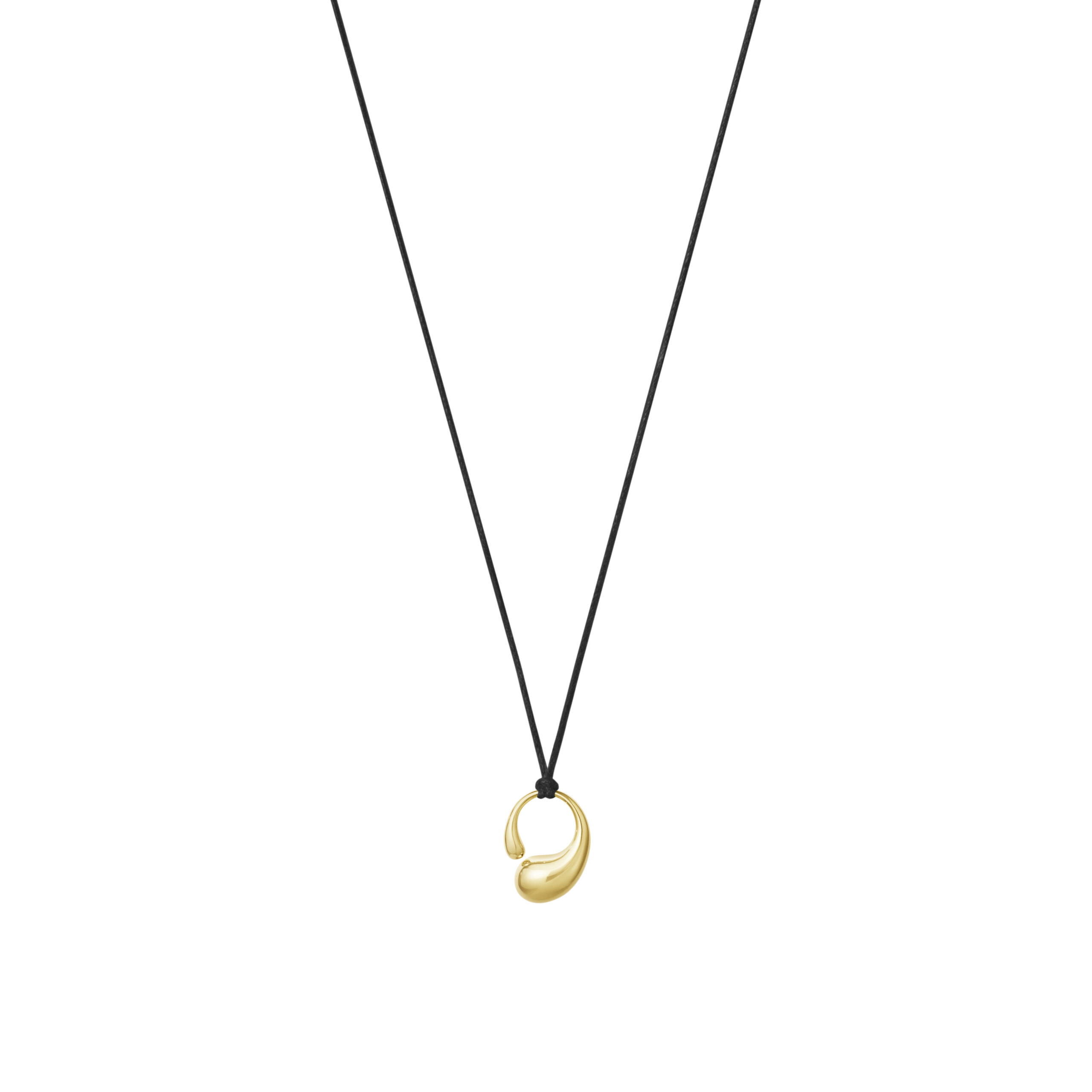 Georg Jensen "Mercy Gold Small Pendant On Cord" - Halsband