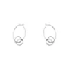 Georg Jensen "Forget Me Knot Earhoop"- Örhängen