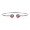 Caroline Svedbom "Classic Petite Bracelet Rhodium / Light Rose"- Armband