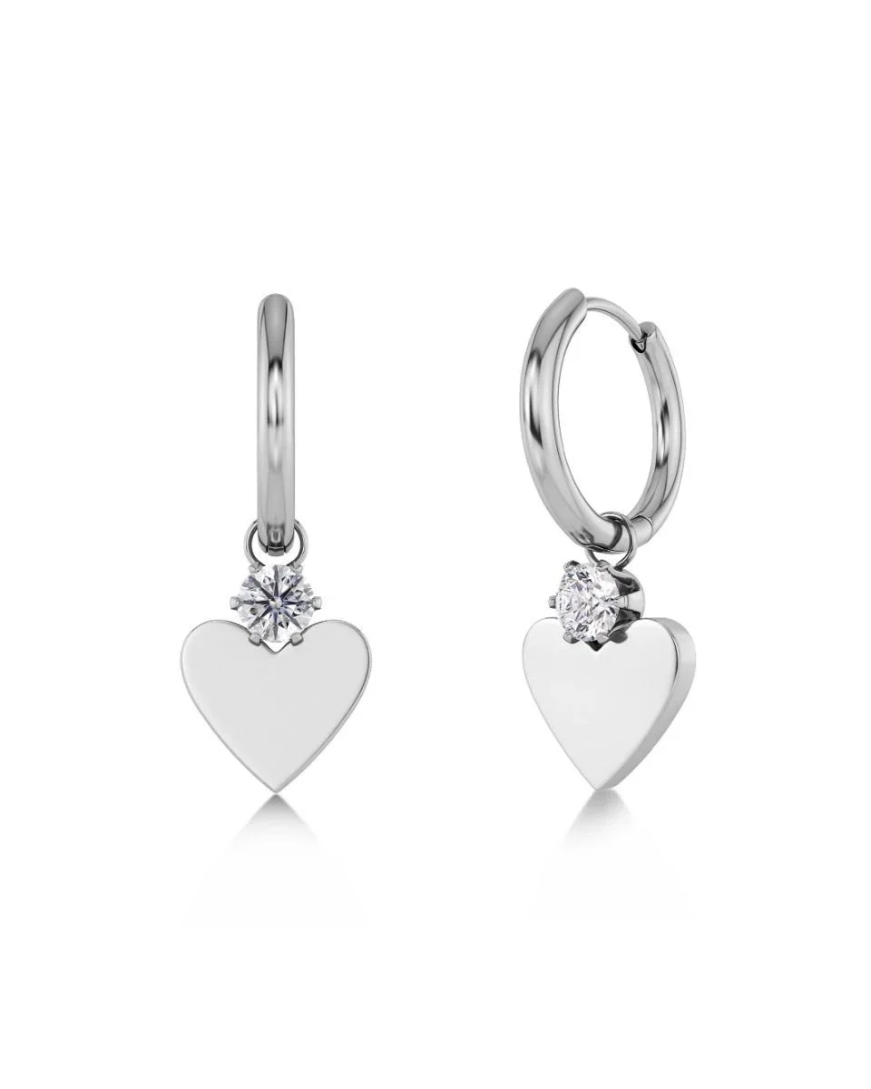 Edblad "Love Spark Hoops Silver" - Örhängen