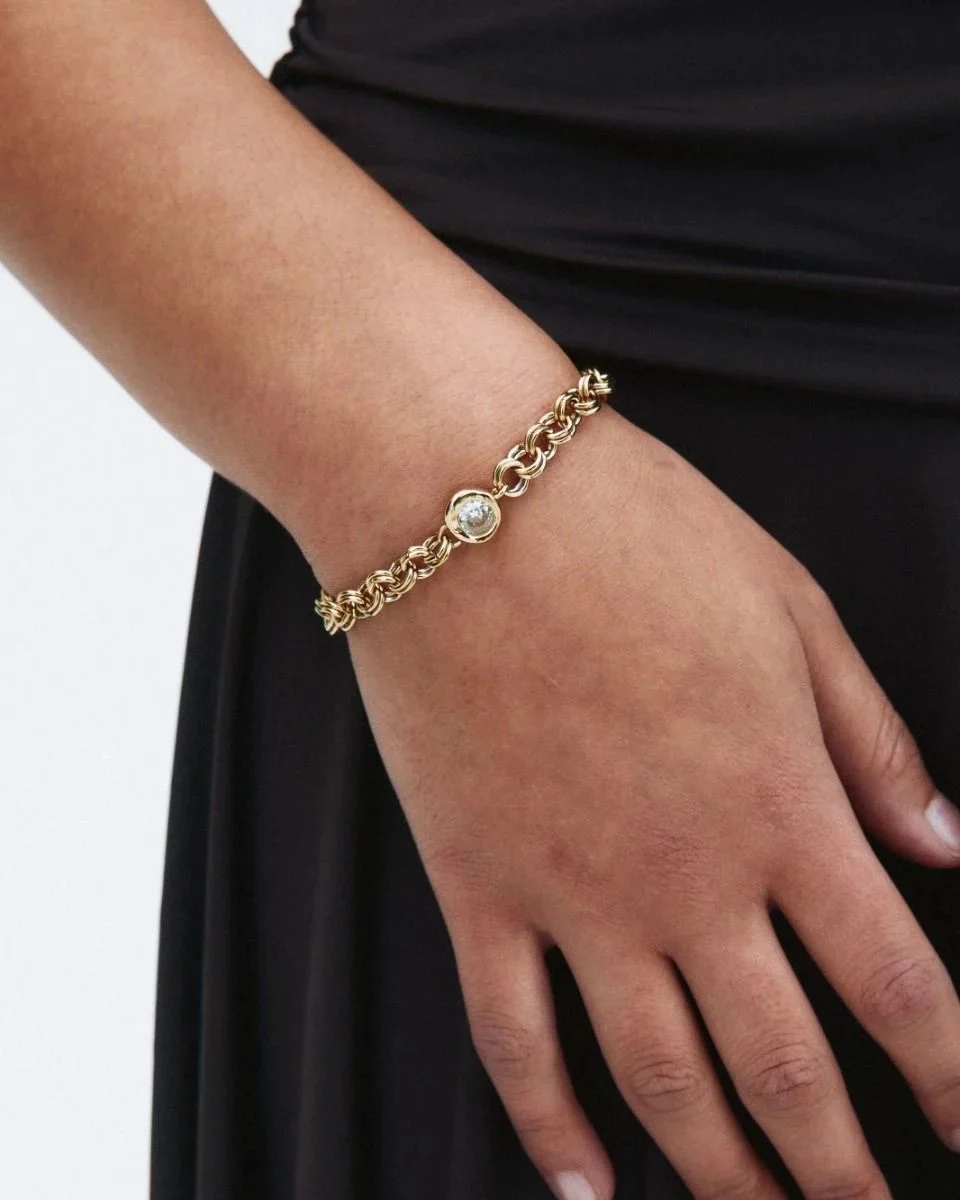 Edblad "Ocean Gem Bracelet L Gold"- Armband - Bild 2